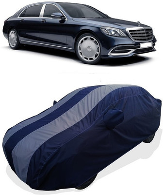 Coxtor Car Cover For Mercedes Benz S-Class Maybach S560 Petrol (With Mirror Pockets)(Grey)