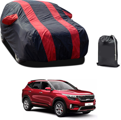 CODOKI Car Cover For Kia SELTOS (With Mirror Pockets)(Red, For 2019, 2020, 2021, 2022, 2023 Models)