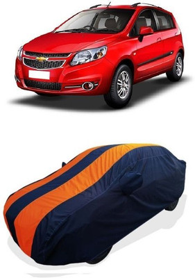 QLAX Car Cover For Maruti Sail Hatchback 1.2 LS ABS (With Mirror Pockets)(Orange)