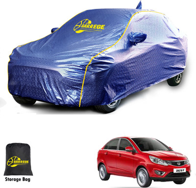 GARREGE Car Cover For Tata Zest (With Mirror Pockets)(Blue, For 2014, 2015, 2016, 2017, 2018, 2019 Models)