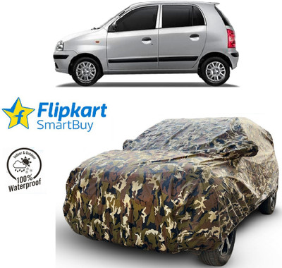 Flipkart SmartBuy Car Cover For Hyundai Santro Xing (With Mirror Pockets)(Multicolor)