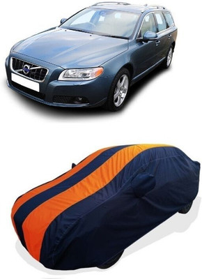 QLAX Car Cover For Maruti V70 D4 SE LUX (With Mirror Pockets)(Orange, Blue)