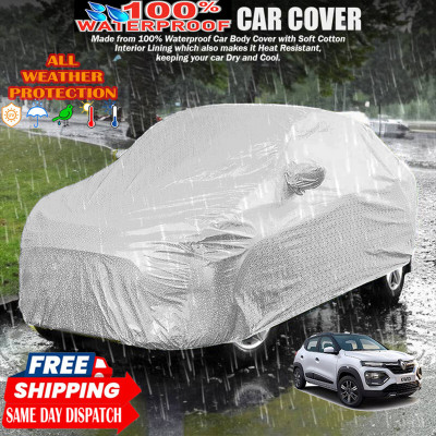 Tamanchi Autocare Car Cover For Renault Kwid(Silver)