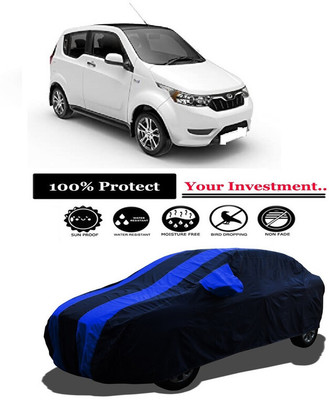 Amexride Car Cover For Mahindra e2oPlus P8 (With Mirror Pockets)(Multicolor)