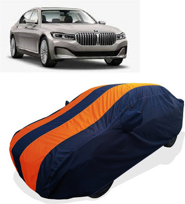 Coxtor Car Cover For BMW 7 Series 730Ld M Sport (With Mirror Pockets)(Orange)