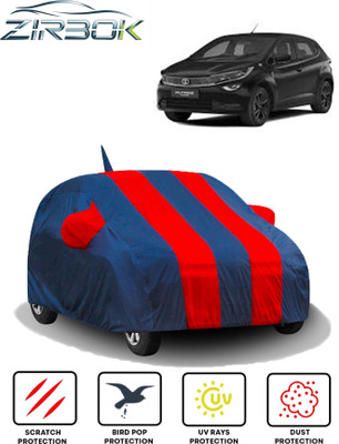 ZIRBOK Car Cover For Tata Altroz (With Mirror Pockets)(Red, Blue)