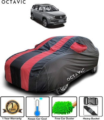 octavic Car Cover For MG Hector (With Mirror Pockets)(Red)