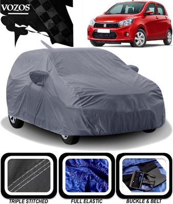 VOZOS Car Cover For Maruti Suzuki Celerio (With Mirror Pockets)(Grey)
