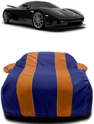 Autoprime Car Cover For Koenigsegg CCR 4.6L V8 (With Mirror Pockets)(Orange, Blue)