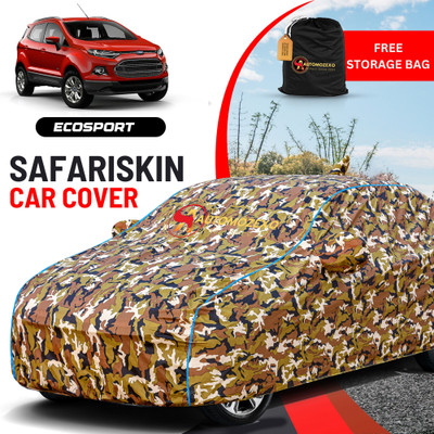 AUTOMOZEXO Car Cover For Ford Ecosport (With Mirror Pockets)(Multicolor)