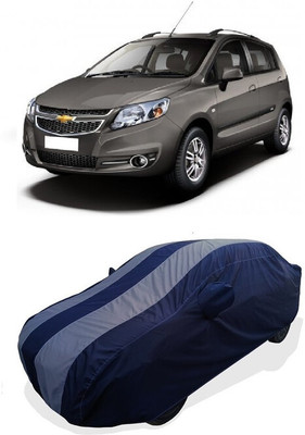 Coxtor Car Cover For Chevrolet Sail Hatchback 1.3 TCDi (With Mirror Pockets)(Grey)