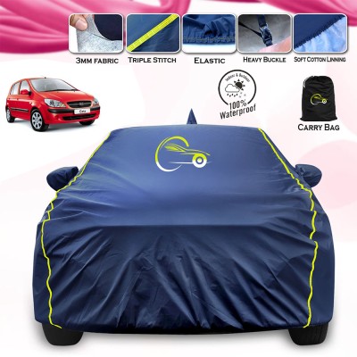 Zirxa Car Cover For Hyundai Getz, Getz 1.1 GVS (With Mirror Pockets)(Blue)