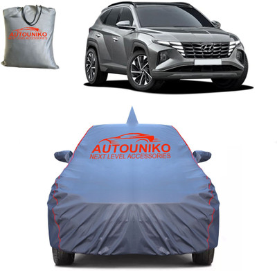 autouniko Car Cover For Hyundai Tucson (With Mirror Pockets)(Grey)