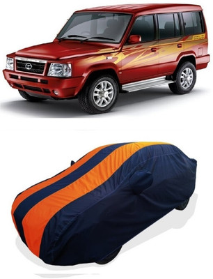 Coxtor Car Cover For Tata Sumo (With Mirror Pockets)(Orange)