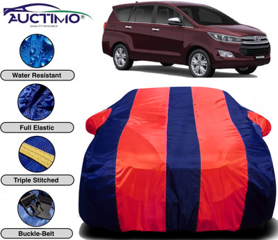 AUCTIMO Car Cover For Toyota Innova Crysta (With Mirror Pockets)(Multicolor)