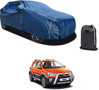 PAGORA Car Cover For Toyota Etios Cross (With Mirror Pockets)(Blue, For 2019, 2020, 2021, 2022, 2023 Models)