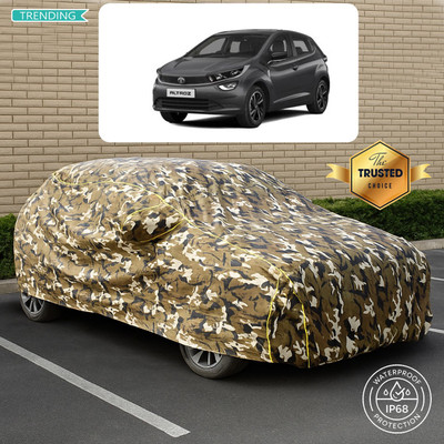 PAGORA Car Cover For Tata Altroz XM Diesel (With Mirror Pockets)(Yellow, Multicolor)