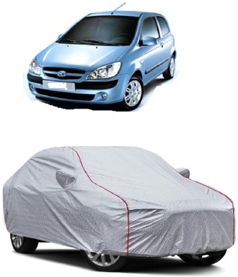 DIGGU Car Cover For Hyundai Getz GLS (With Mirror Pockets)(Silver)