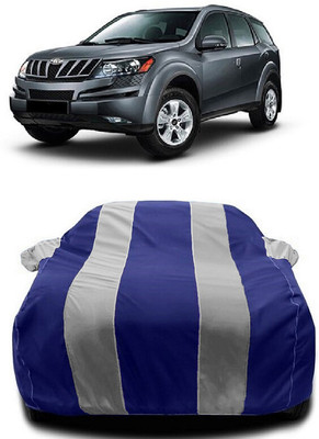 Autoprime Car Cover For Mahindra XUV500 W8 2WD (With Mirror Pockets)(White, Blue)