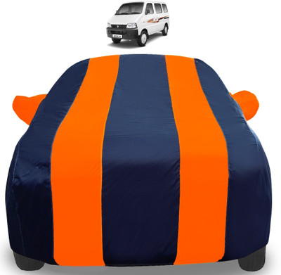 Auto Hub Car Cover For Maruti Eeco (With Mirror Pockets)(Orange)