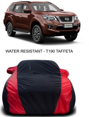 Genipap Car Cover For Nissan Terra (With Mirror Pockets)(Red, Black)