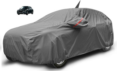 Auto Hub Car Cover For Maruti Swift (With Mirror Pockets)(Grey)