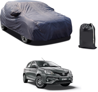 CODOKI Car Cover For Toyota Etios Liva (With Mirror Pockets)(Grey)