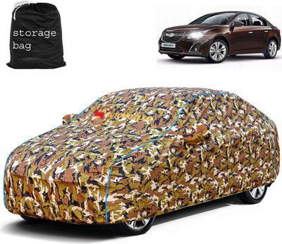 AUTOMOZEXO Car Cover For Chevrolet Cruze (With Mirror Pockets)(Multicolor)