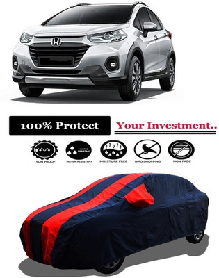 Amexride Car Cover For Honda WRV i-VTEC VX Petrol (With Mirror Pockets)(Red)