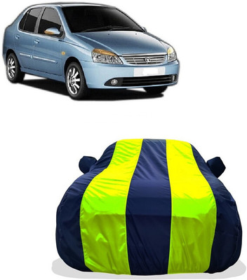 Tricway Car Cover For Tata Indigo eCS GLS (With Mirror Pockets)(Yellow)