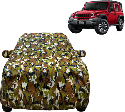 vyas Car Cover For Mahindra Thar (With Mirror Pockets)(Multicolor, For 2024 Models)