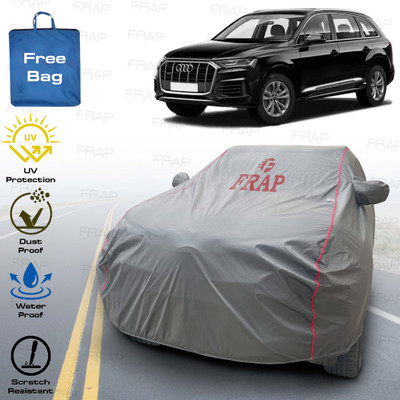 Frap Car Cover For Audi Q7 (With Mirror Pockets)(Grey, Red)