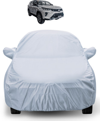 MOCKHE Car Cover For Toyota Universal For SUV (With Mirror Pockets)(Silver)