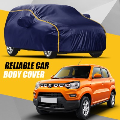 AUCTIMO Car Cover For Maruti Suzuki S-Presso (With Mirror Pockets)(Multicolor)