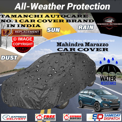 Tamanchi Autocare Car Cover For Mahindra Marazzo(Grey)