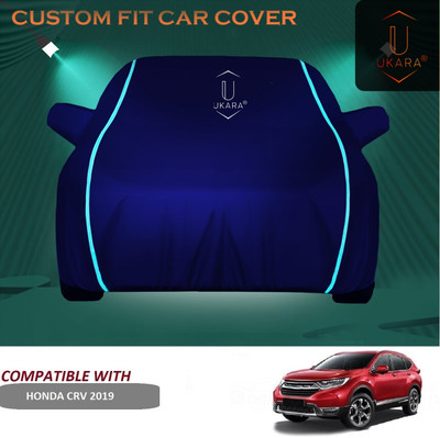 Ukara Car Cover For Honda CR-V (With Mirror Pockets)(Blue)