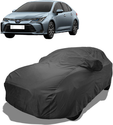 Coxtor Car Cover For Toyota Altis (With Mirror Pockets)(Grey)