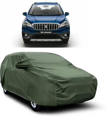aosis Car Cover For Maruti Suzuki S-Cross (With Mirror Pockets)(Green)