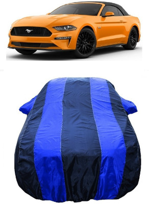Wegather Car Cover For Ford Mustang Facelift (With Mirror Pockets)(Blue)