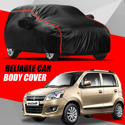 R Rayvin Star Car Cover For Maruti Suzuki WagonR (With Mirror Pockets)(Multicolor)