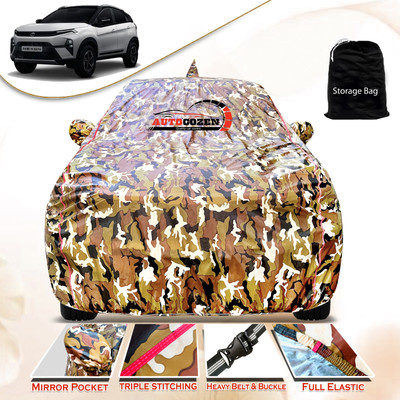 AUTOCOZEN Car Cover For Tata Nexon (With Mirror Pockets)(Multicolor)