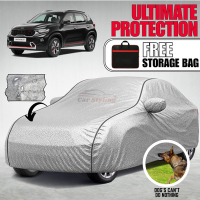 Car Styling Car Cover For Kia Sonet (With Mirror Pockets)(Black, Blue, For 2020, 2021, 2022, 2023, 2024, 2025 Models)