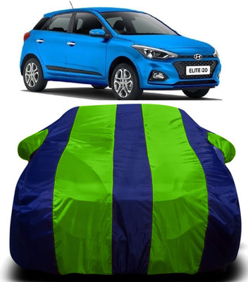 S Shine Max Car Cover For Hyundai Elite i20 (With Mirror Pockets)(Multicolor)