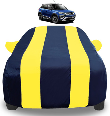 Auto Hub Car Cover For Toyota Urban Cruiser (With Mirror Pockets)(Yellow)