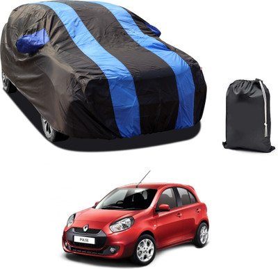 CODOKI Car Cover For Renault Pulse (With Mirror Pockets)(Blue)