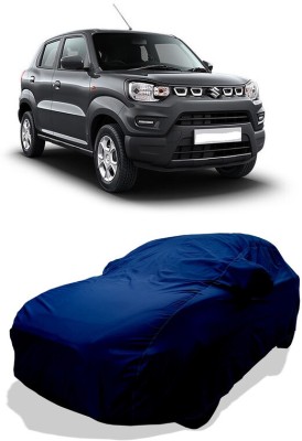 Coxtor Car Cover For Maruti Suzuki S-Presso Lxi (With Mirror Pockets)(Blue)