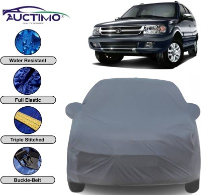 AUCTIMO Car Cover For Tata Safari Dicor (With Mirror Pockets)(Grey)