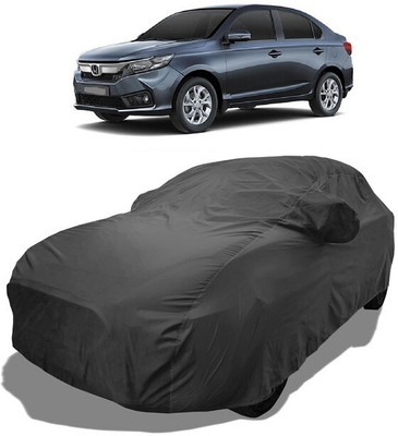 Coxtor Car Cover For Honda Amaze V CVT Petrol (With Mirror Pockets)(Grey)