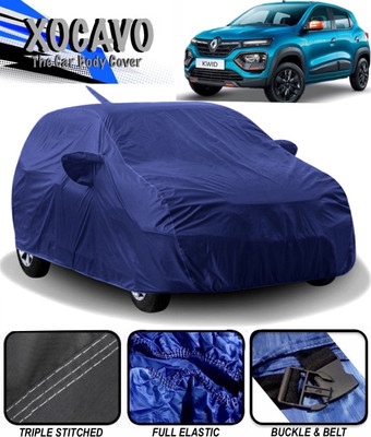 XOCAVO Car Cover For Renault Kwid (With Mirror Pockets)(Blue)