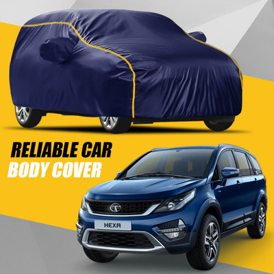 FIXILOS Car Cover For Tata Hexa (With Mirror Pockets)(Multicolor)